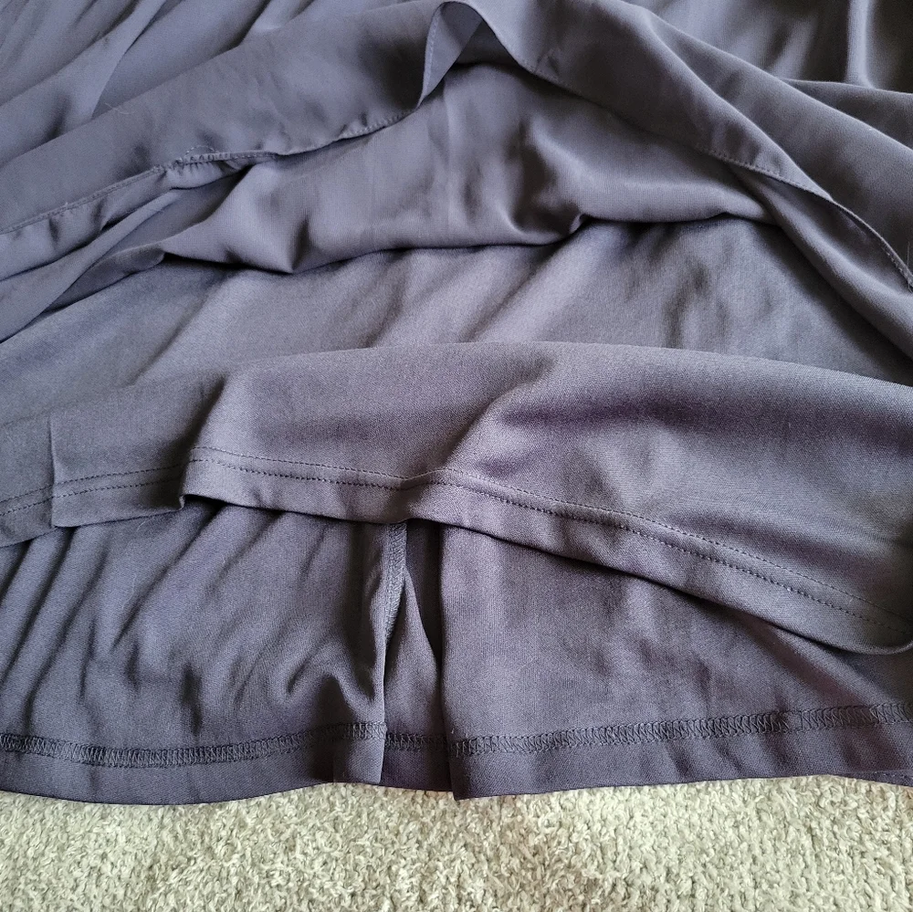 Lulus Midnight Blue Lacy Back Maxi Dress Size Med - Picture 4 of 10